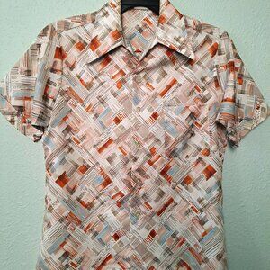 Vintage 60’s Don Loper California shirt size medium (15-15 ½) -  Disco Hawaiian